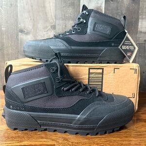 VANS Half Cab Gore-Tex MTE-3 Mid Sneaker Shoes Mens 8 Womens 9.5 Black